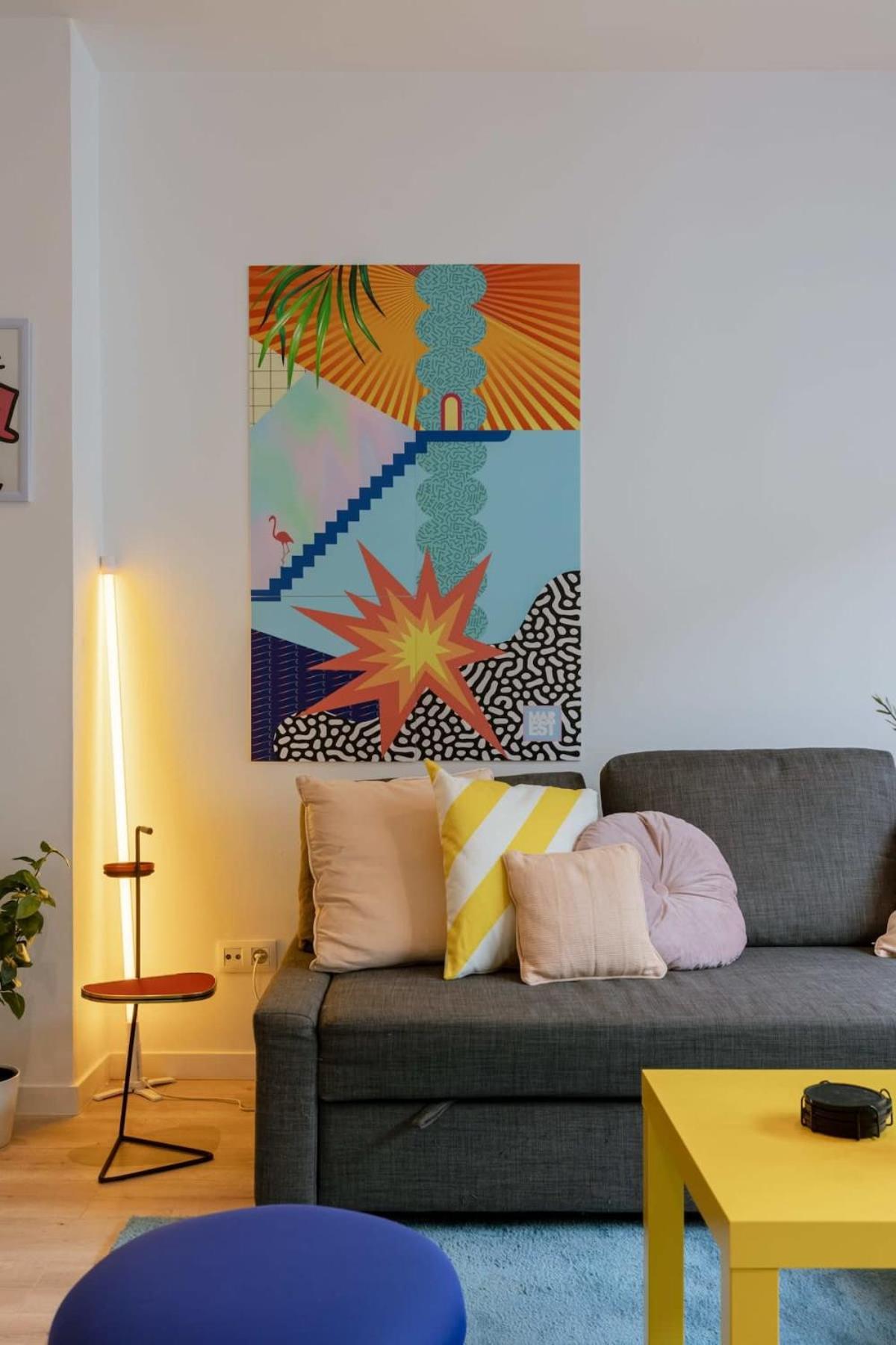 Colorful Pop Apartment In The Heart Of Amberes Exterior foto